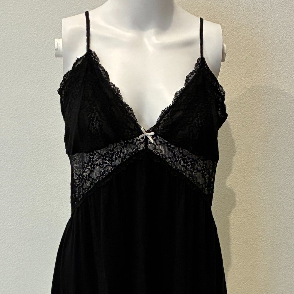 Vera Wang Babydoll Nighty Size L Lace Teddy Y2K Sexy Witchy Date Night Honeymoon